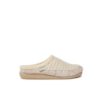 Papuci dama -  303199210 - Ecru - Textil -