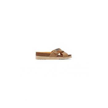Papuci dama  304796210 - Piele naturala - Bej