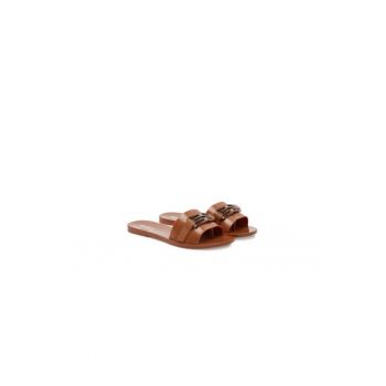 Papuci dama  304849619 - Sintetic - 38 EU - Maro