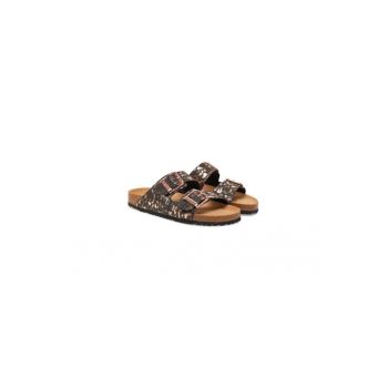 Papuci dama  304917257 - Piele ecologica - Negru