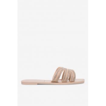 Papuci dama  5905588421948 - Sintetic - 41 EU - Bej