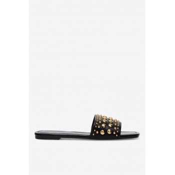 Papuci dama  5905588584551 - Sintetic - 37 EU - Negru