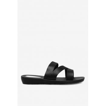 Papuci dama  5905588621058 - Sintetic - Negru