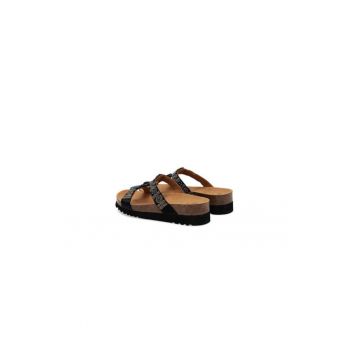Papuci dama  Textil - Negru