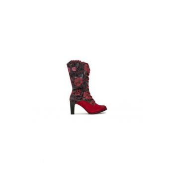 Cizme dama  304356698 - Piele naturala - Rosu