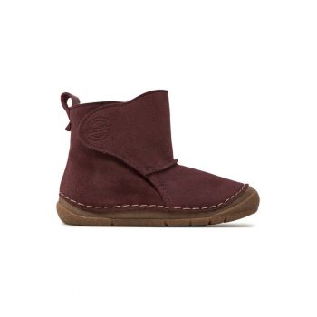 Cizme fete  304973086 - Piele naturala - Rosu