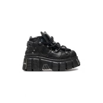 Ghete barbati  piele naturala - negru
