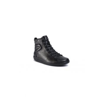 Ghete dama  207697430 - Piele naturala - Negru