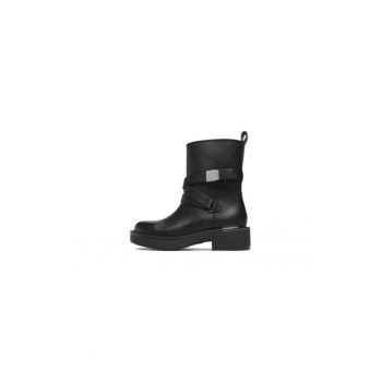Ghete dama  302613953 - Piele naturala - 36 EU - Negru