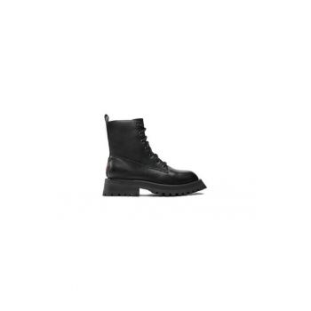 Ghete dama  304276835 - Piele naturala - 38 EU - Negru