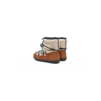 Ghete dama  304342813 - Piele ecologica - 36 EU - Maro