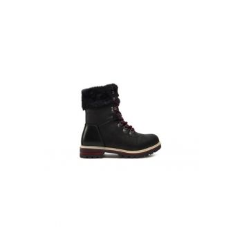 Ghete dama  304342998 - Piele ecologica - Negru