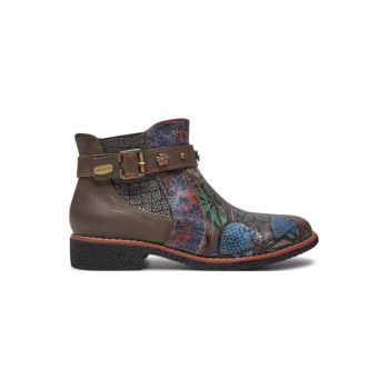 Ghete dama  304356124 - Piele naturala - 38 EU - Maro