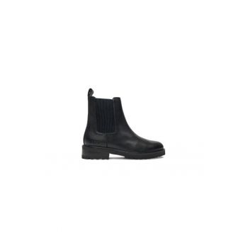 Ghete dama  304356612 - Piele naturala - Negru
