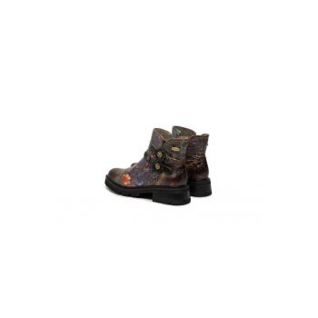 Ghete dama  304356988 - Piele naturala - 37 EU - Gri