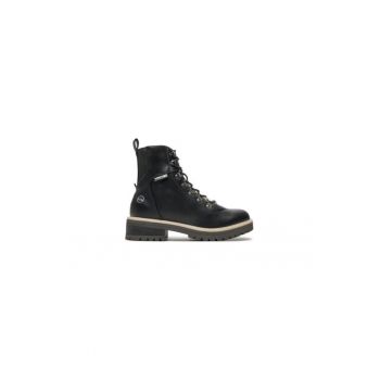 Ghete dama  304392504 - Piele ecologica - Negru