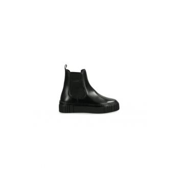 Ghete dama  304401589 - Piele naturala - Negru