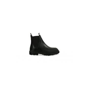 Ghete dama  304401596 - Piele naturala - 41 EU - Negru