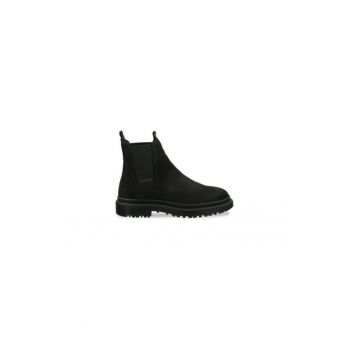 Ghete dama  304401800 - Piele naturala - Negru