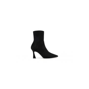Ghete dama  304456763 - Piele naturala - Negru