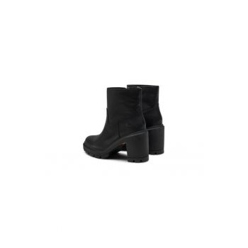 Ghete dama  304465635 - Piele naturala - Negru
