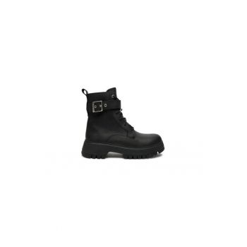 Ghete dama  304467929 - Piele naturala - Negru