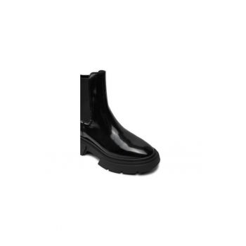 Ghete dama  304487019 - Piele naturala - Negru