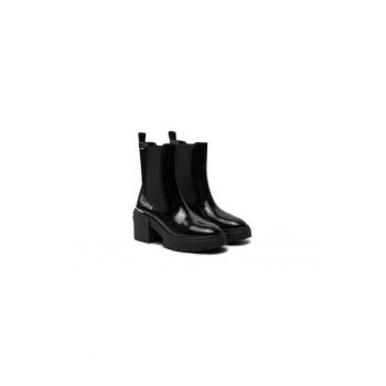 Ghete dama  304487583 - Piele naturala - Negru