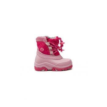 Ghete fete  304342455 - Piele ecologica - 26-27 EU - Roz