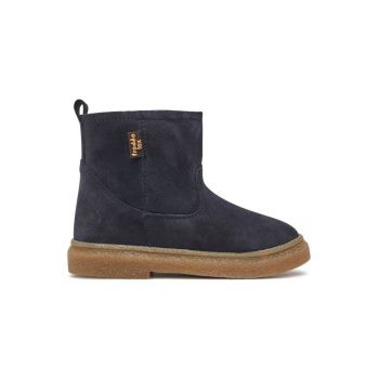 Ghete fete  304390784 - Piele naturala - Albastru