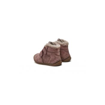 Ghete fete  304972997 - Piele naturala - Roz