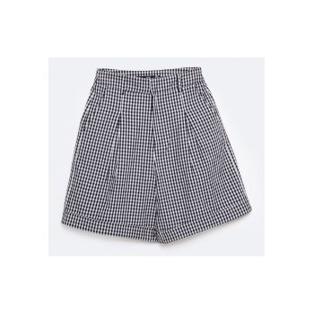 Pantaloni scurti cu model gingham Pollini 906