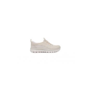 Pantofi sport dama  304739910 - Textil - Alb