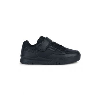 Pantofi sport din piele ecologica cu segmente cu inchidere velcro