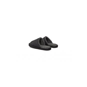 Papuci barbati  303186708 - Piele naturala - Negru
