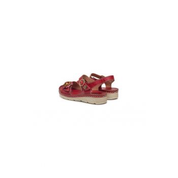 Sandale dama  305012753 - Piele naturala - Rosu