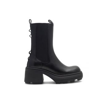 Botine dama -  590486296278837 - Piele naturala - Negru