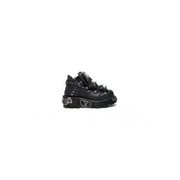 Ghete barbati  piele naturala - negru -