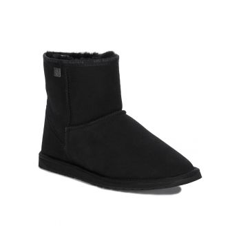 Ghete barbati -  Piele naturala - Negru