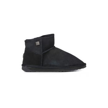 Ghete slip-on de piele intoarsa cu logo