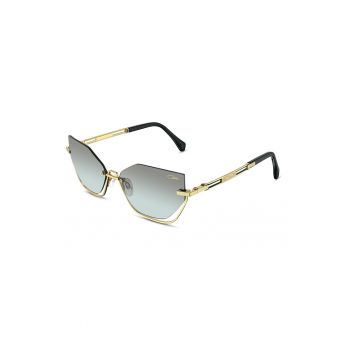Ochelari de soare cat-eye cu rame metalice