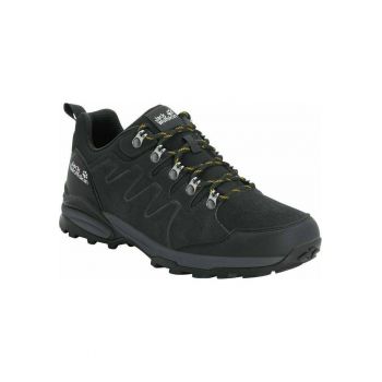 Pantofi trekking barbati  Refugio Texapore Low M - Piele naturala - Negru -