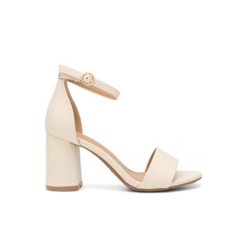 Sandale dama -  482123 - Piele ecologica - Ecru