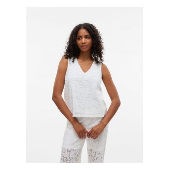 Tricou din amestec de bumbac orgaic cu decolteu in V