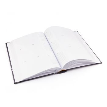 Album foto classic 10x15, stocare 300 poze, tip carte, spatiu notite culoare albastru