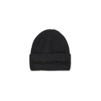 Caciula copii Karl Lagerfeld Z21039 - gri - material sintetic