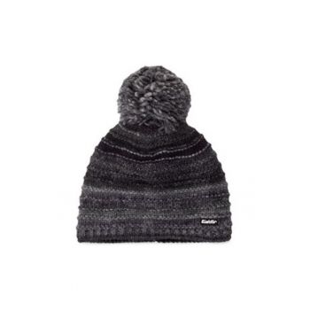 Caciula dama Eisbar Mikata Pompon - gri - material sintetic