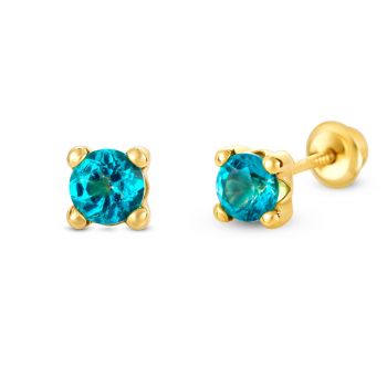 Cercei din aur 14K Small Email Stud