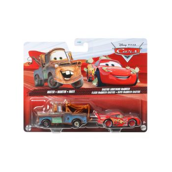 Disney Pixar Cars Mater And Cactus Lighning Mcqueen (set Of 2) (htx10)