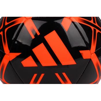 Minge de fotbal Adidas Starlancer negru cu rosu marimea 5